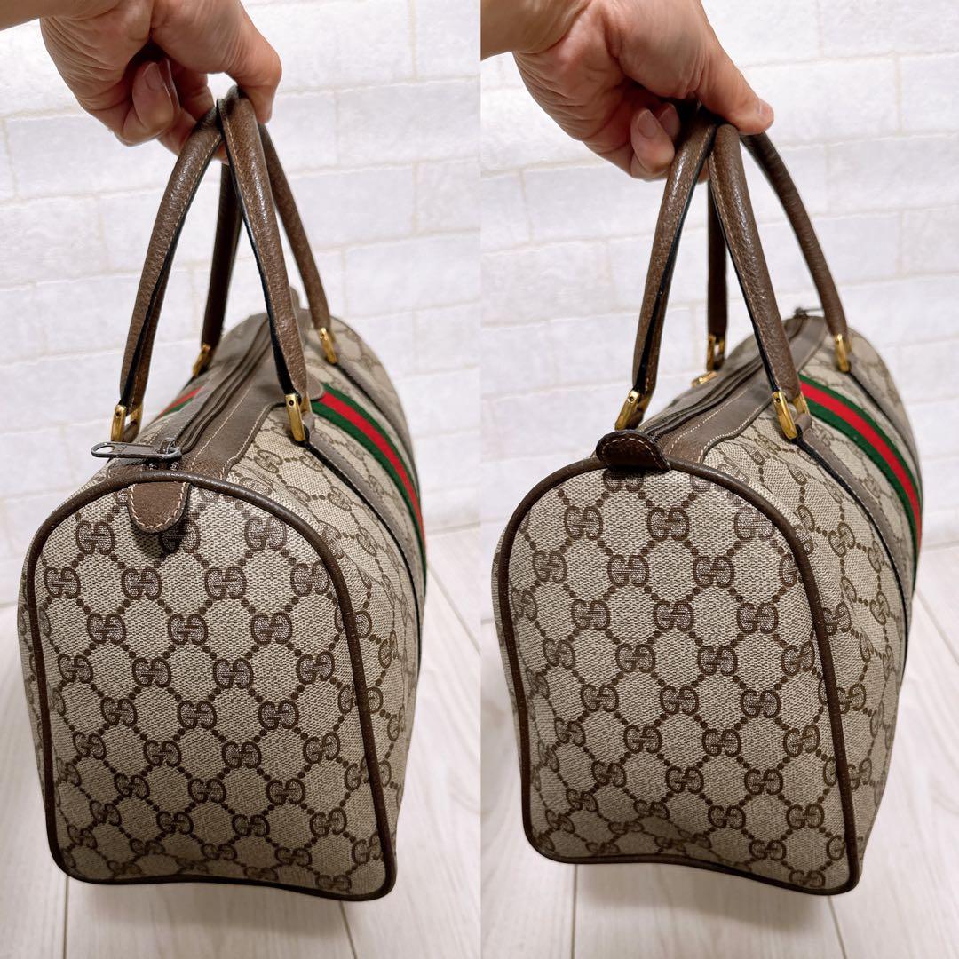 『美品』GUCCI(グッチ)ハンドバッグ PVC シェリーライン