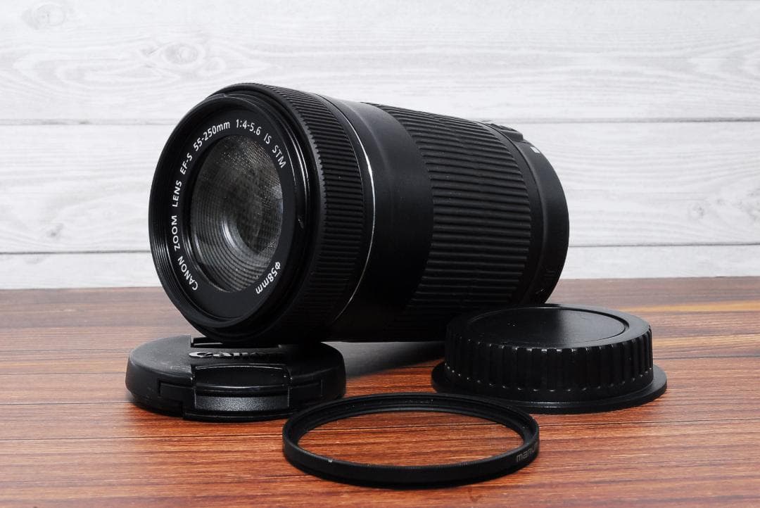 望遠レンズ Canon EF-S 55-250mm F4-5.6 IS STM