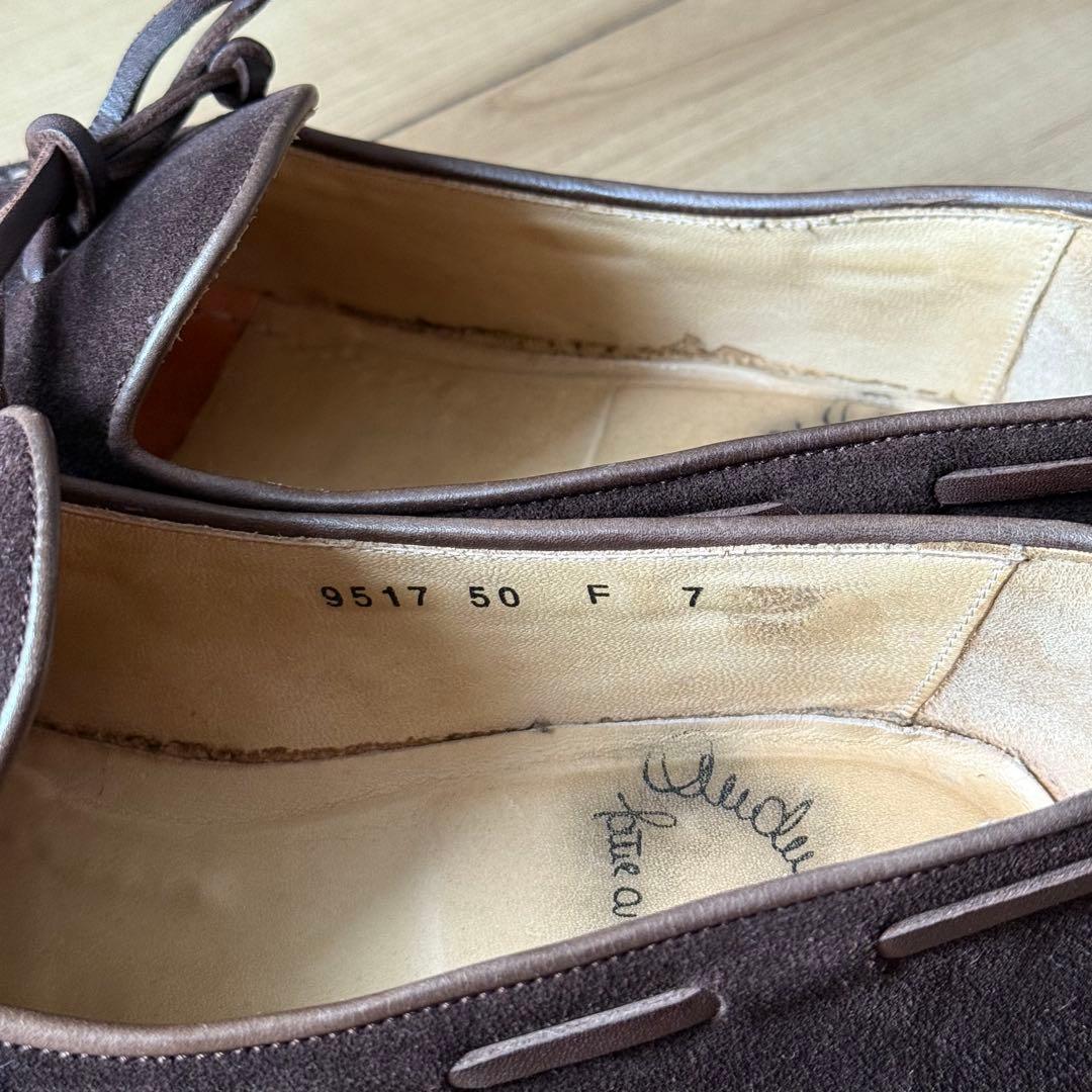 サントーニ モカシン ダークブラウン サイズ7