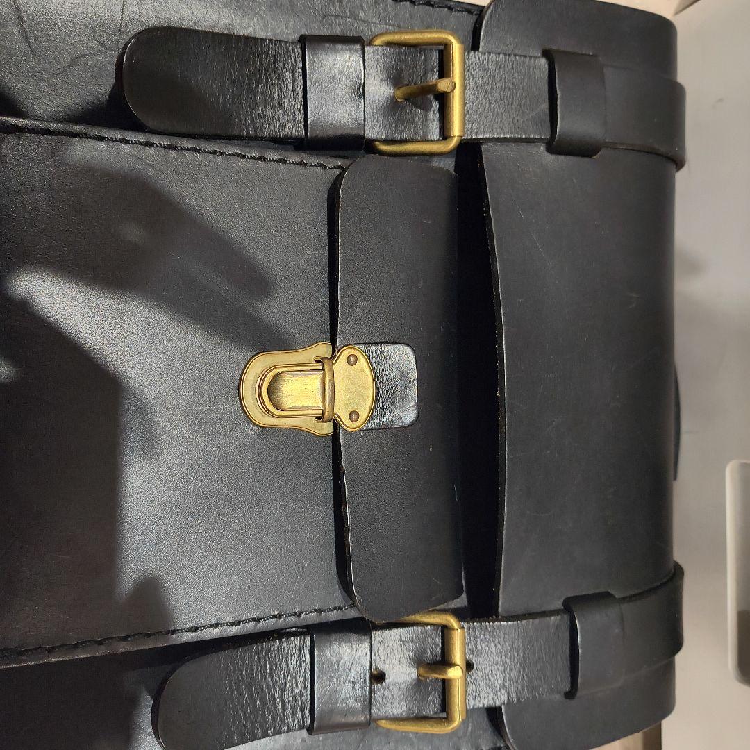 黒 レザー ランドセル フラップ式