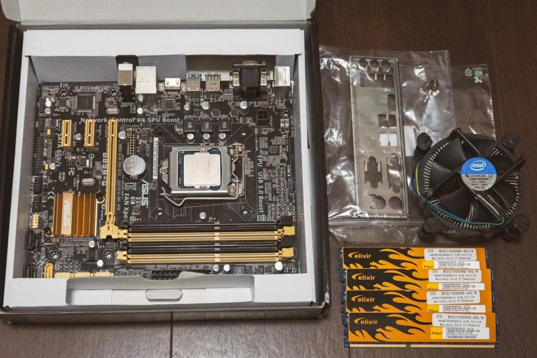 CORE i7-4790 + ASUS B85M-G + 32GBメモリ