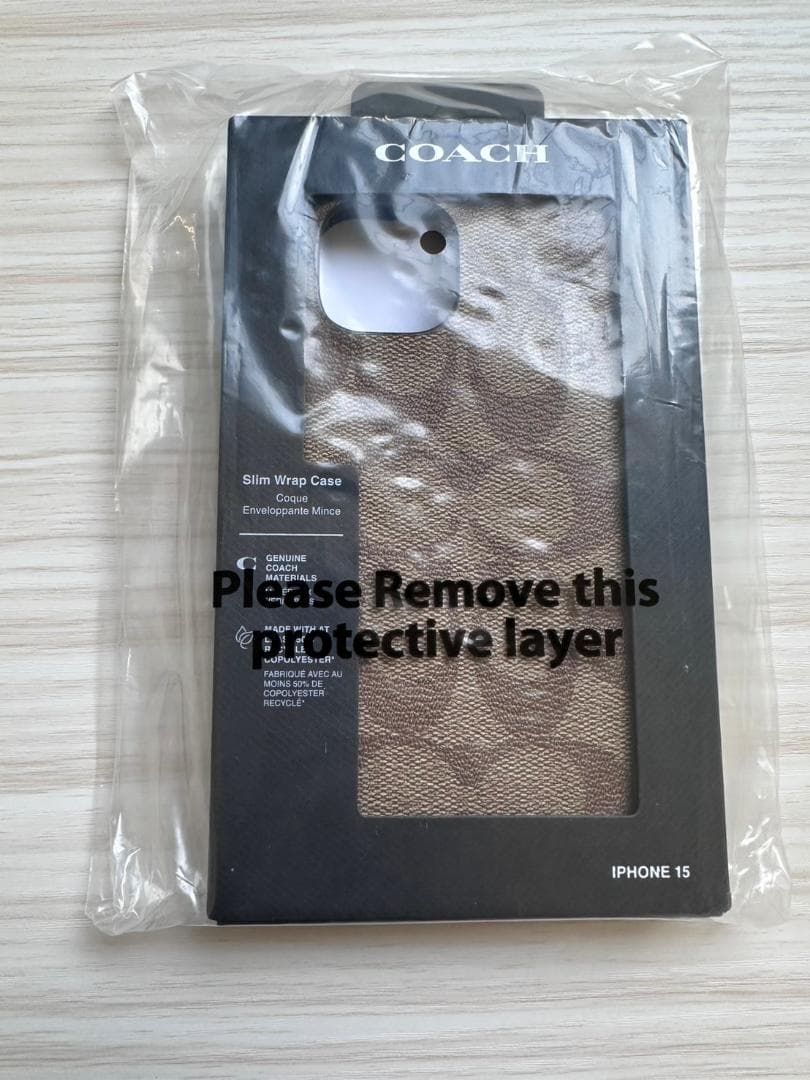 ◆新品◆ COACH IPHONE 15 ケース CO-415