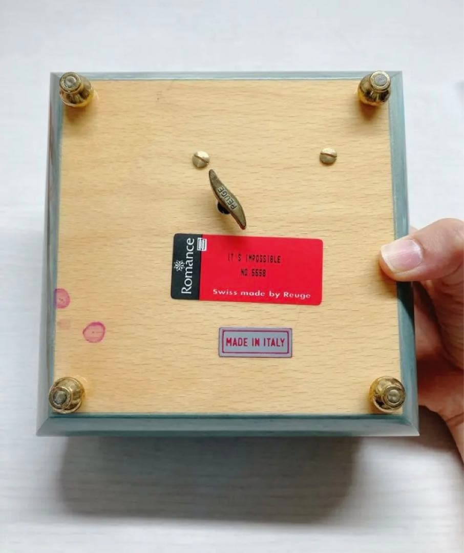 オルゴール　リュージュ　ジュエリーボックス