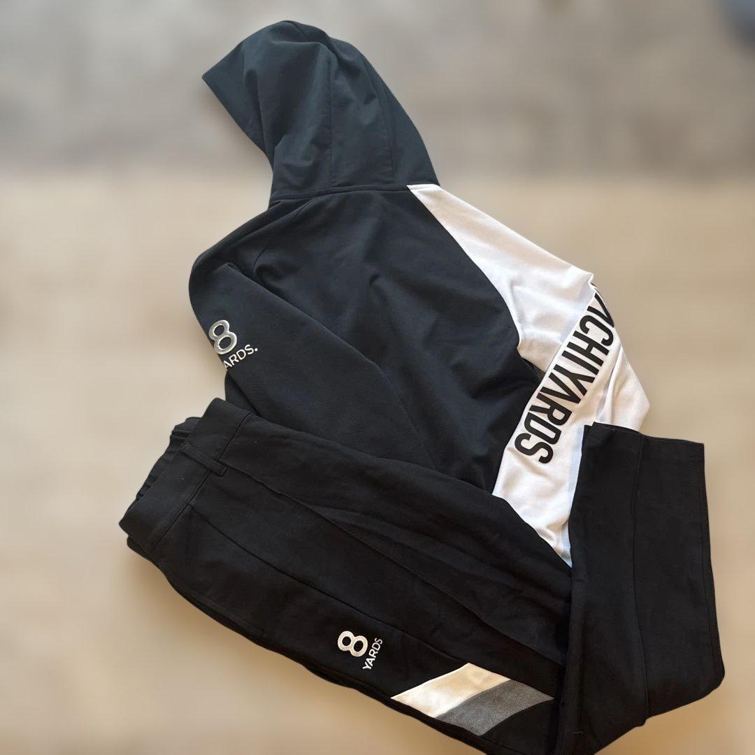 美品　ハチヤーズ　8yards セットアップ　ゴルフ　サイズ上下M