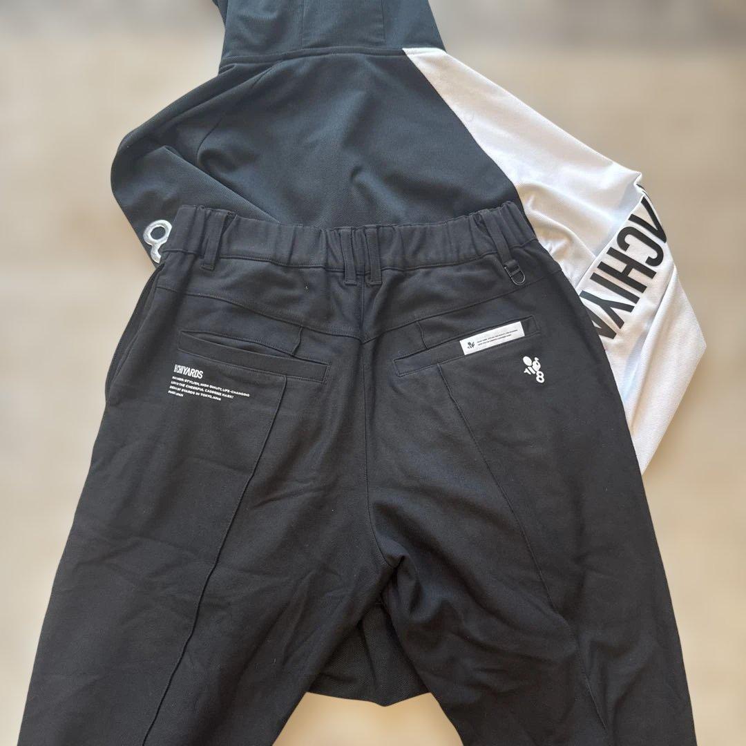 美品　ハチヤーズ　8yards セットアップ　ゴルフ　サイズ上下M