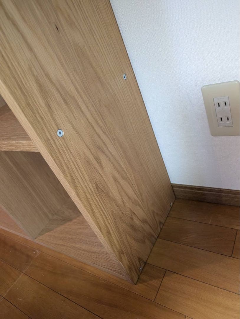 ■送料込■無印良品 スタッキングシェルフ 木製家具 棚 オーク材 収納 MUJI