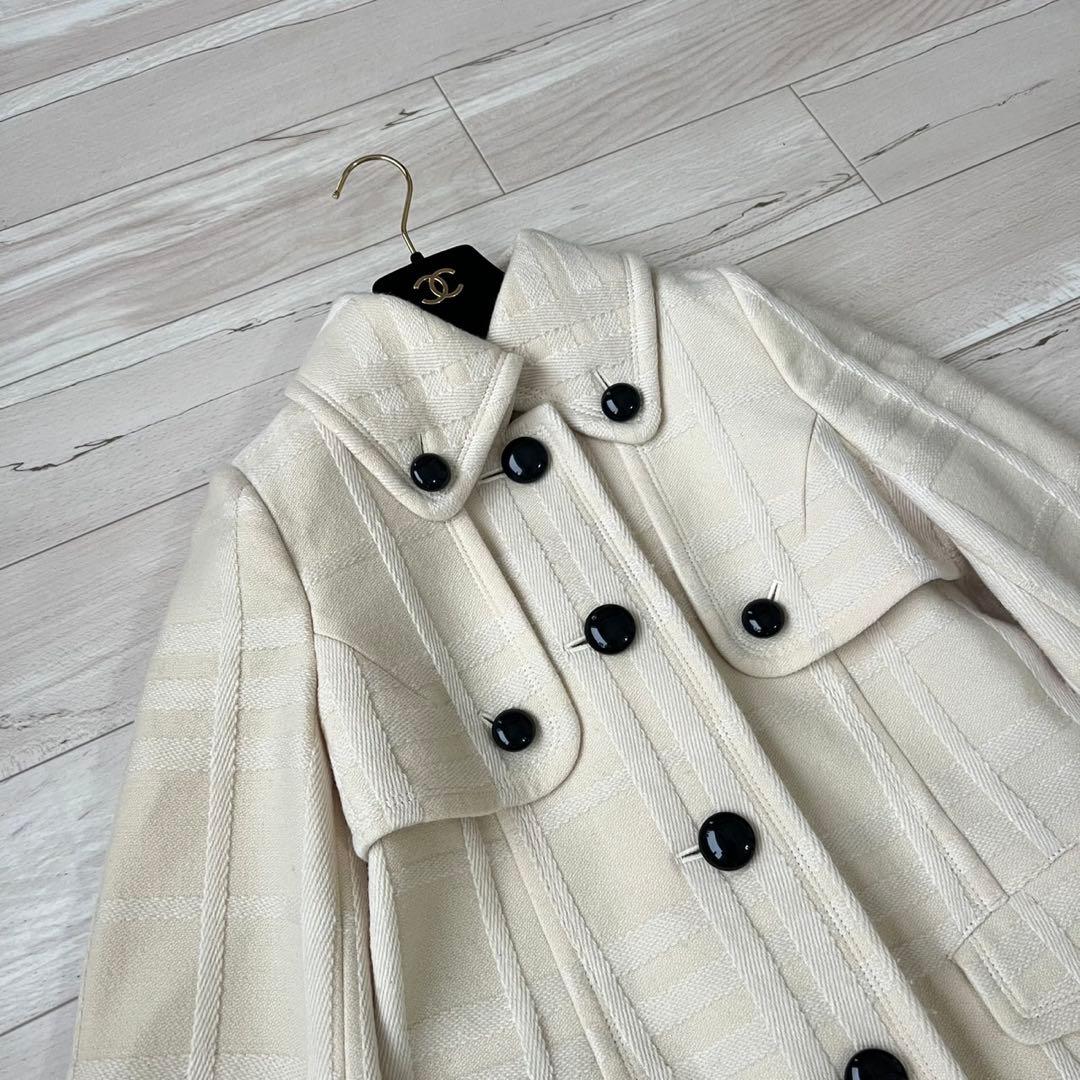 BURBERRY BLUE LABEL ロングコート　シャドーチェック　Aライン