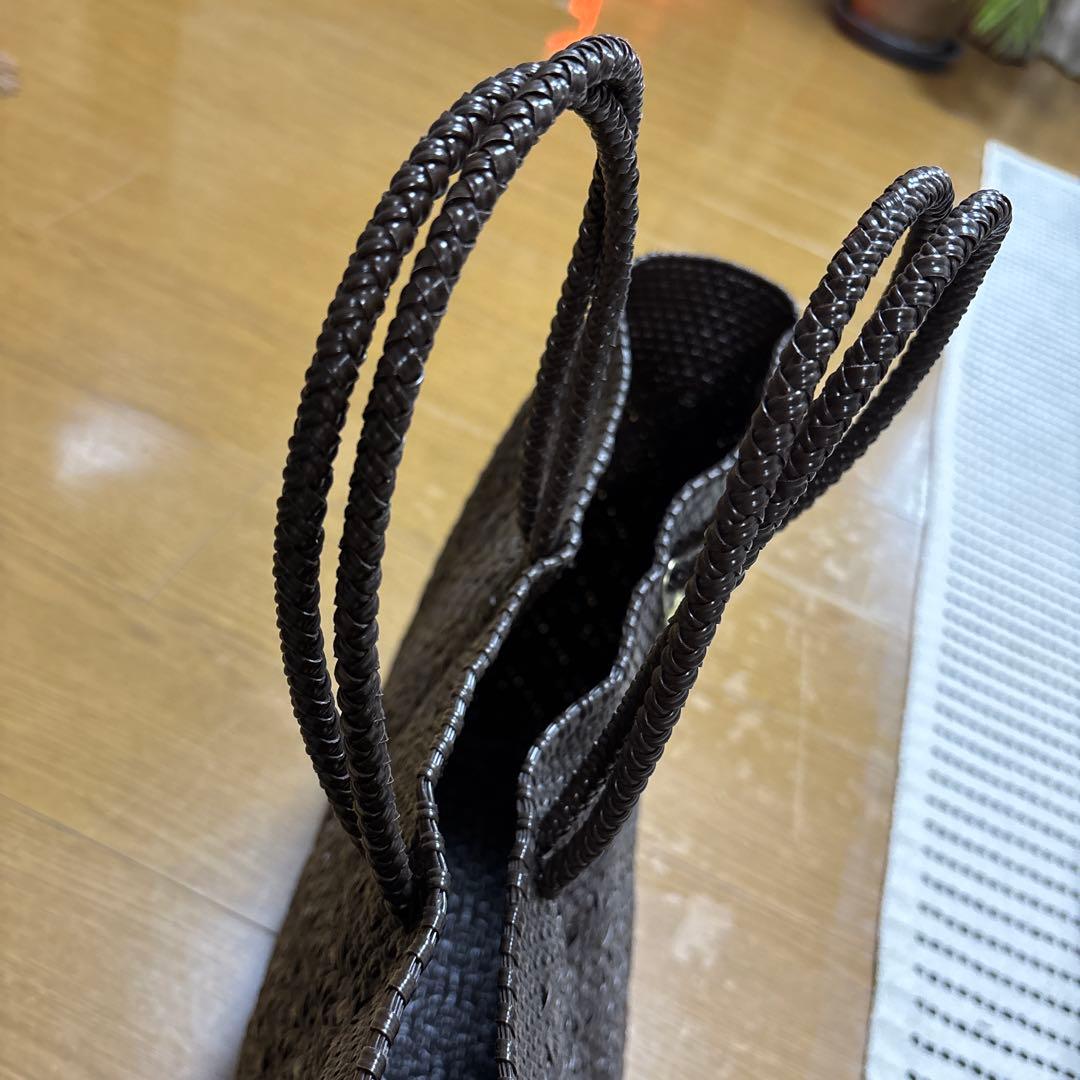 レトラメルカドバックブラウン　Lサイズ