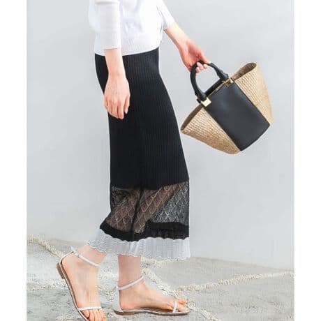 新品！VIOLAd’ORO　アバカレザー切替バッグ