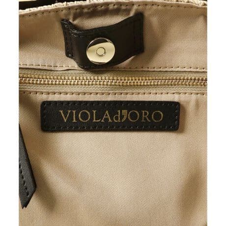 新品！VIOLAd’ORO　アバカレザー切替バッグ