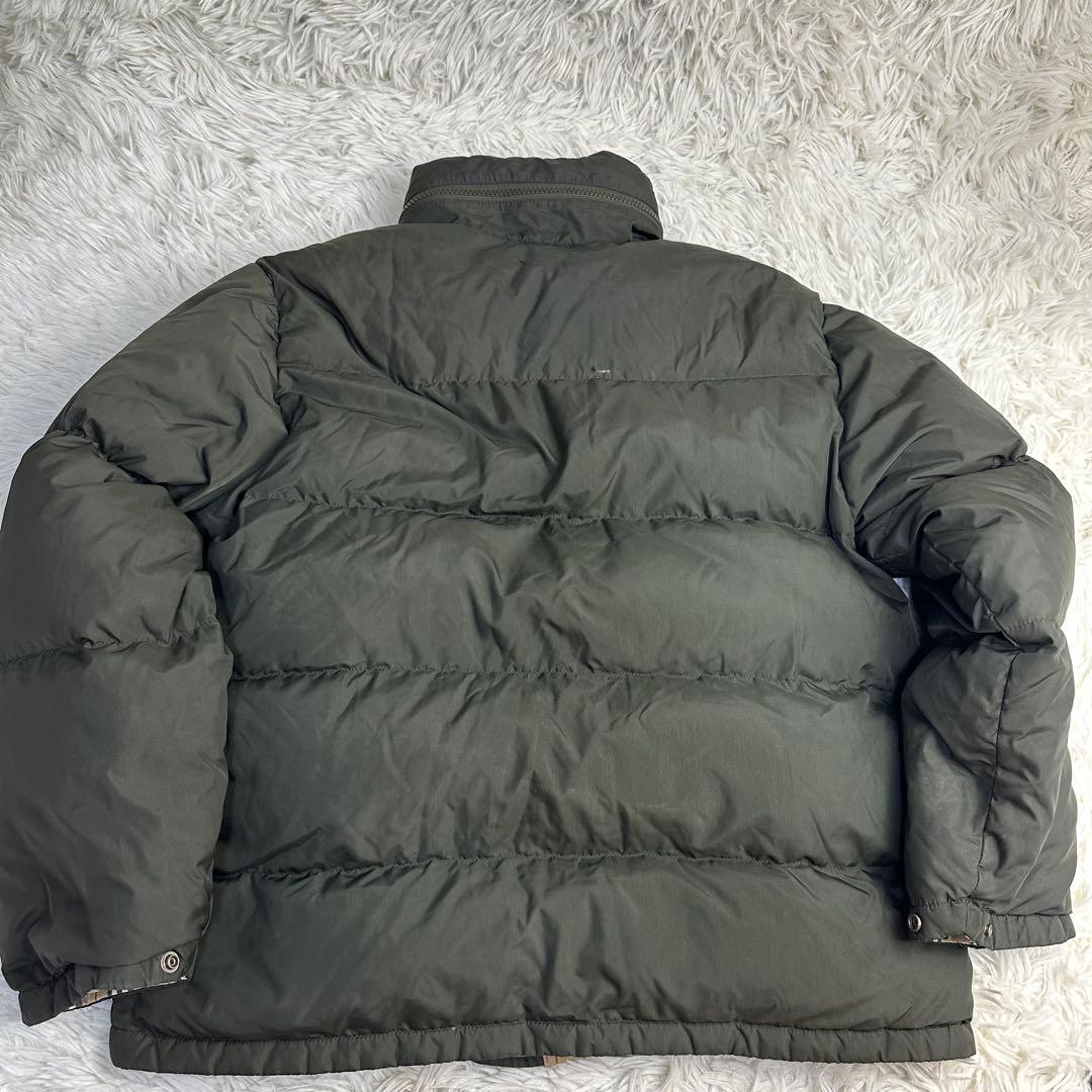 凪 様用美品 バーバリー オリーブグリーン ダウンジャケット ノバチェック柄