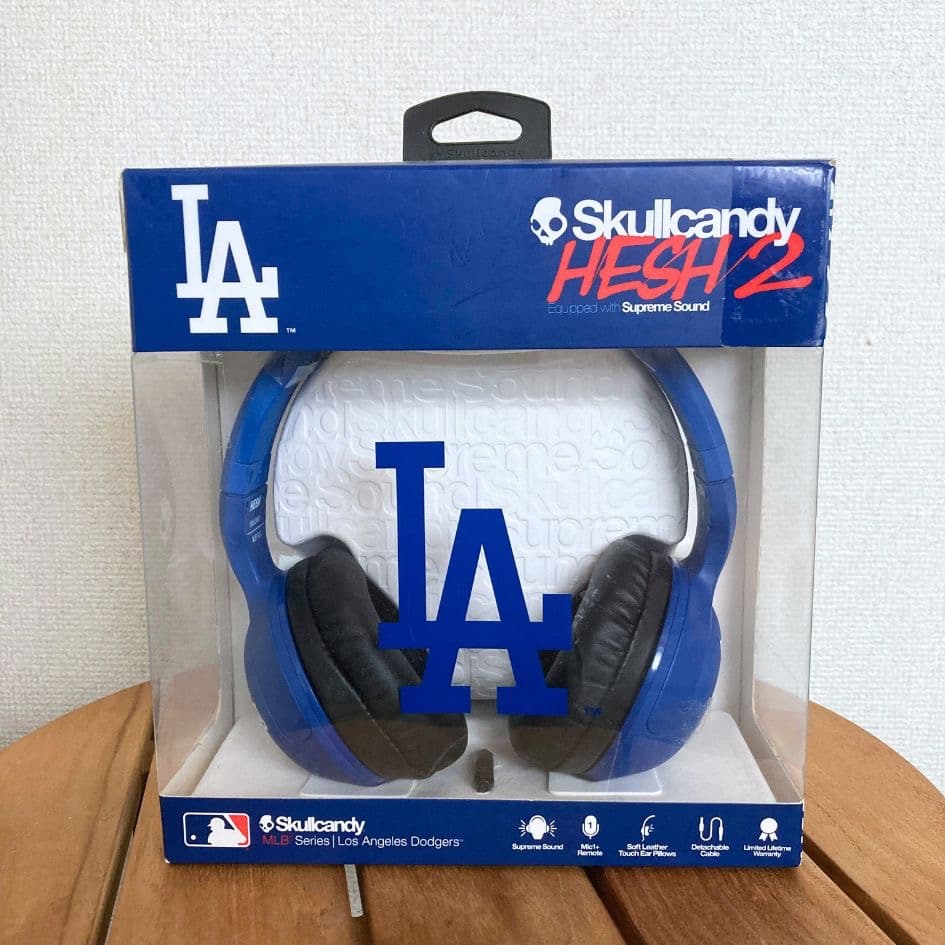 【レア】ロサンゼルスドジャース　ヘッドホン Skullcandy