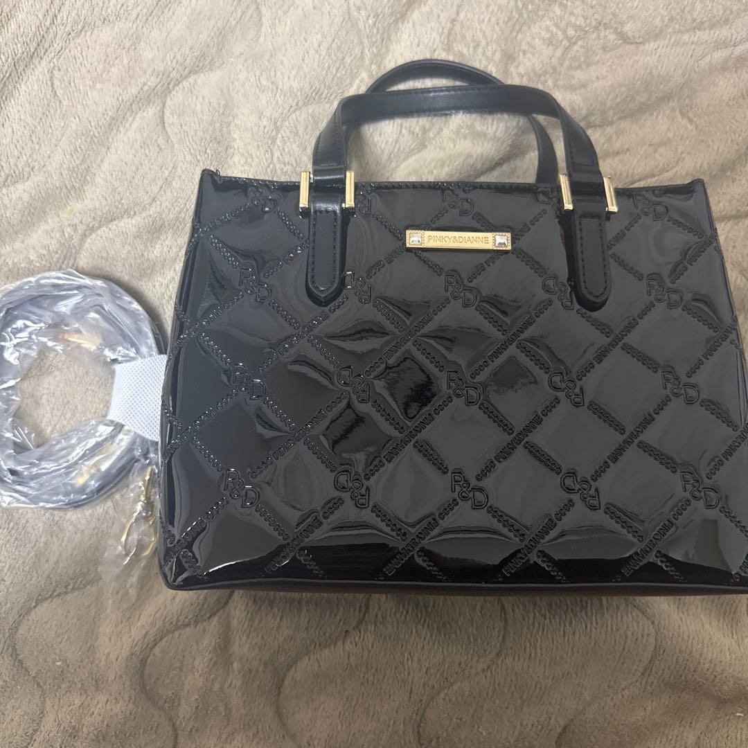 新品ピンキー＆ダイアンハンドバッグレディースコモンエナメルショルダ2wayY2K