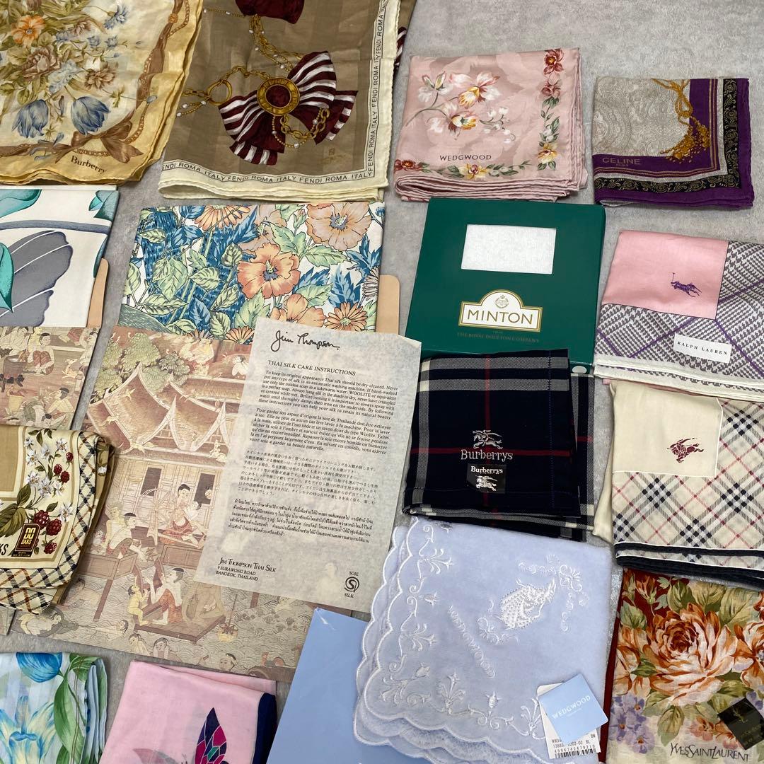 クリスチャンディオール BURBERRY CELINE ハンカチ まとめ セット
