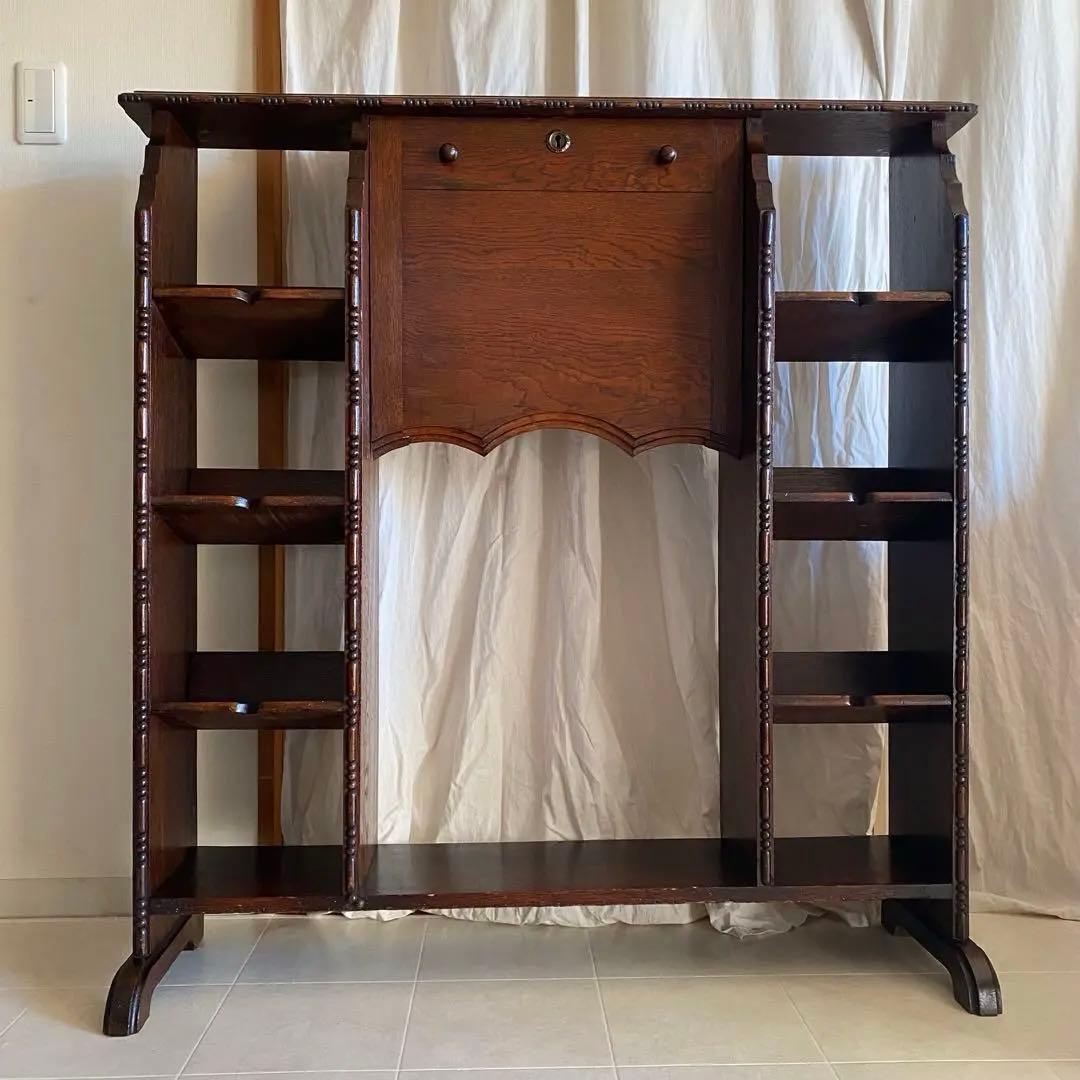 英国　イギリス家具　アンティーク　ライティングビューロー　ブックデスク　北欧　机