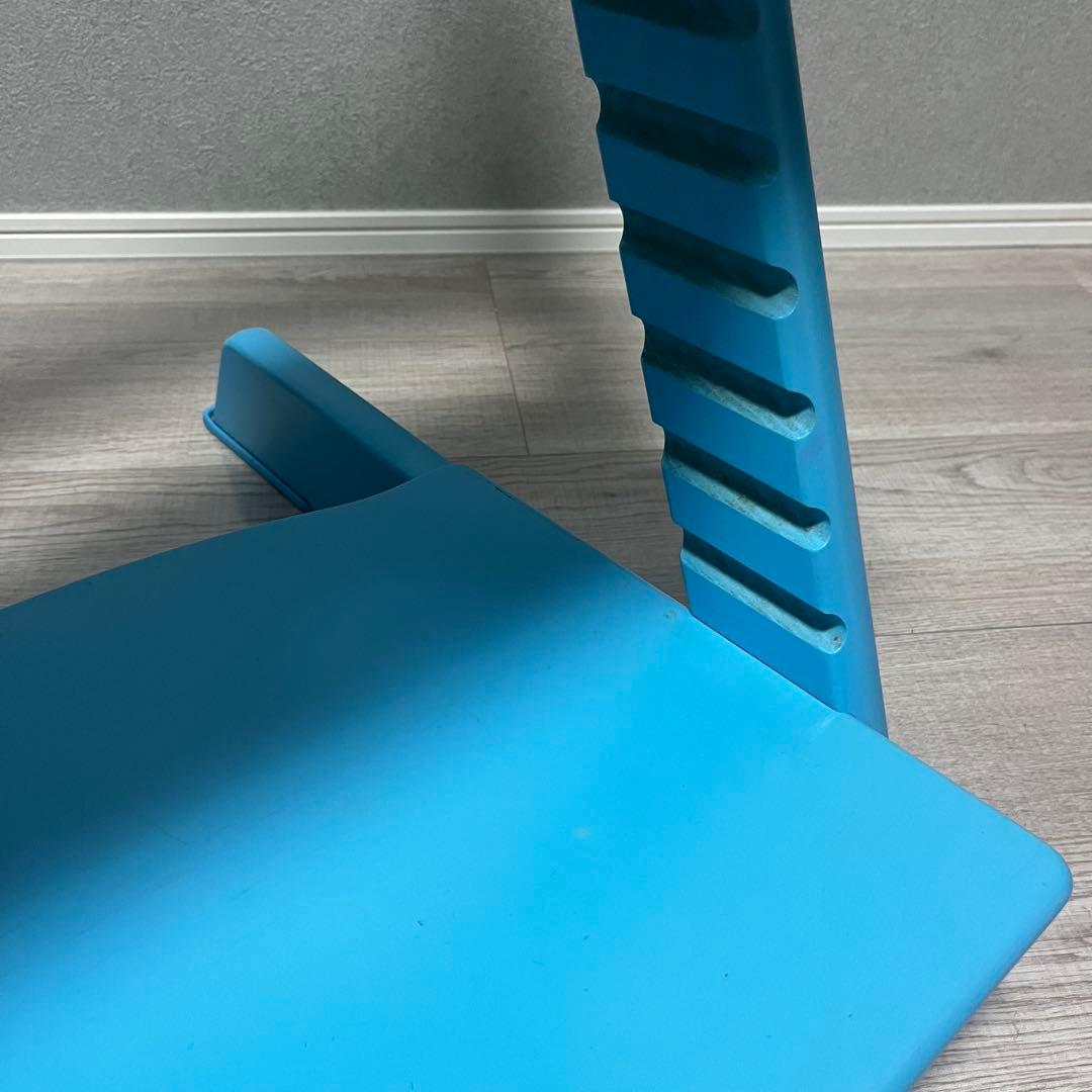 ストッケ トリップトラップ ベビーチェア アクアブルー シリアルナンバー4 廃盤