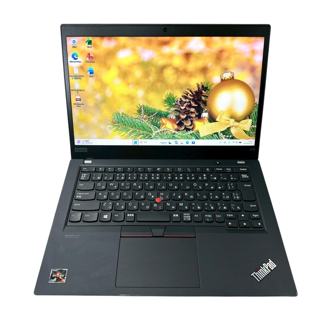 美品★Lenovo ノートパソコン【Ryzen5/16G/256G】 725