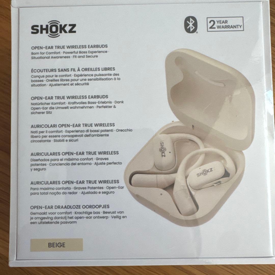 SHOKZ OPENFIT T910ワイヤレスイヤホン ブラック