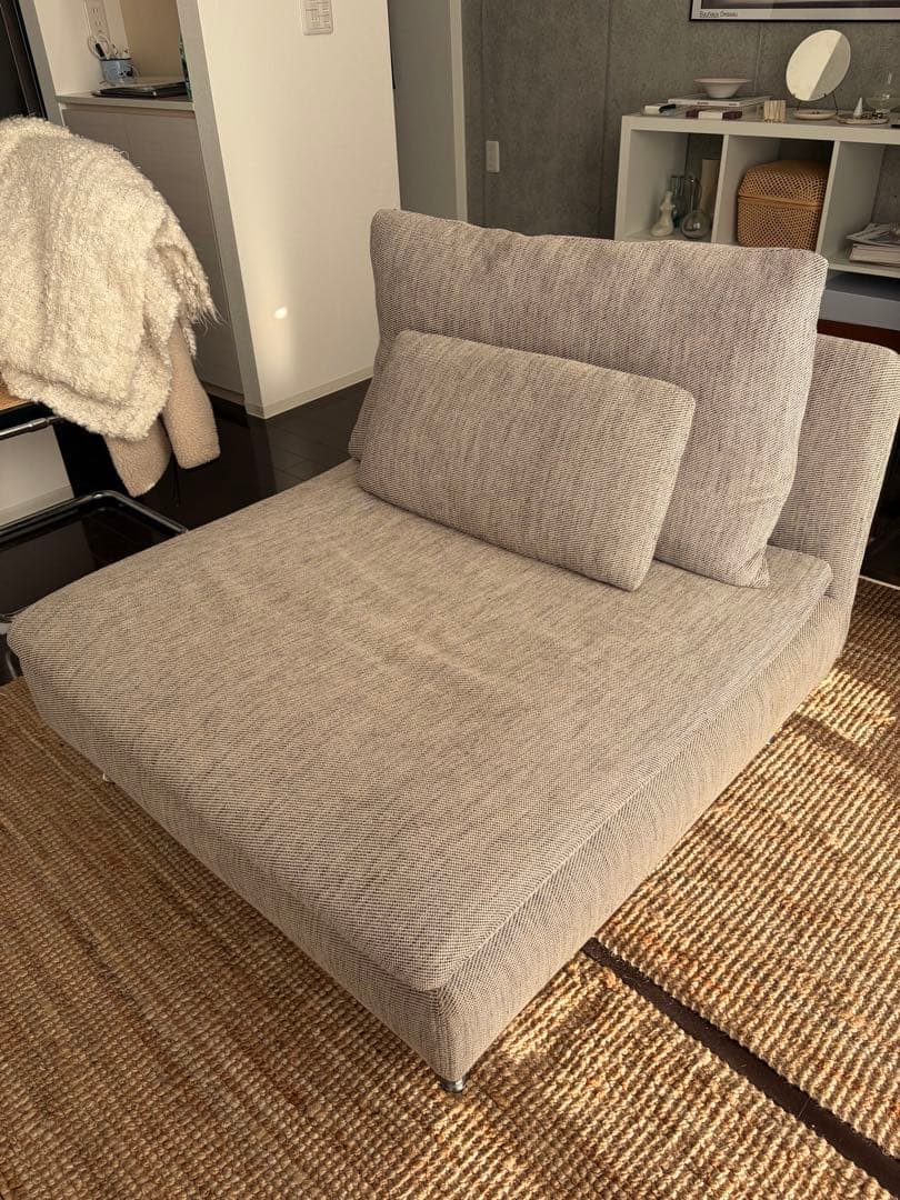 IKEA ソーデルハムン ひとりがけ ベージュグレー