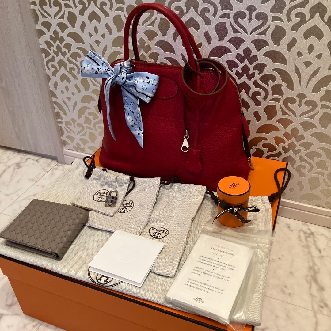 エルメス❣️ボリード31❣️トリヨン ルージュ❣️自宅保管納得の美品❣️可愛い