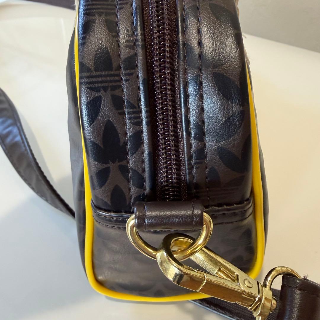 アディダス モノグラム ミニ ボウリングバッグ トレフォイル ミニボストンバッグ