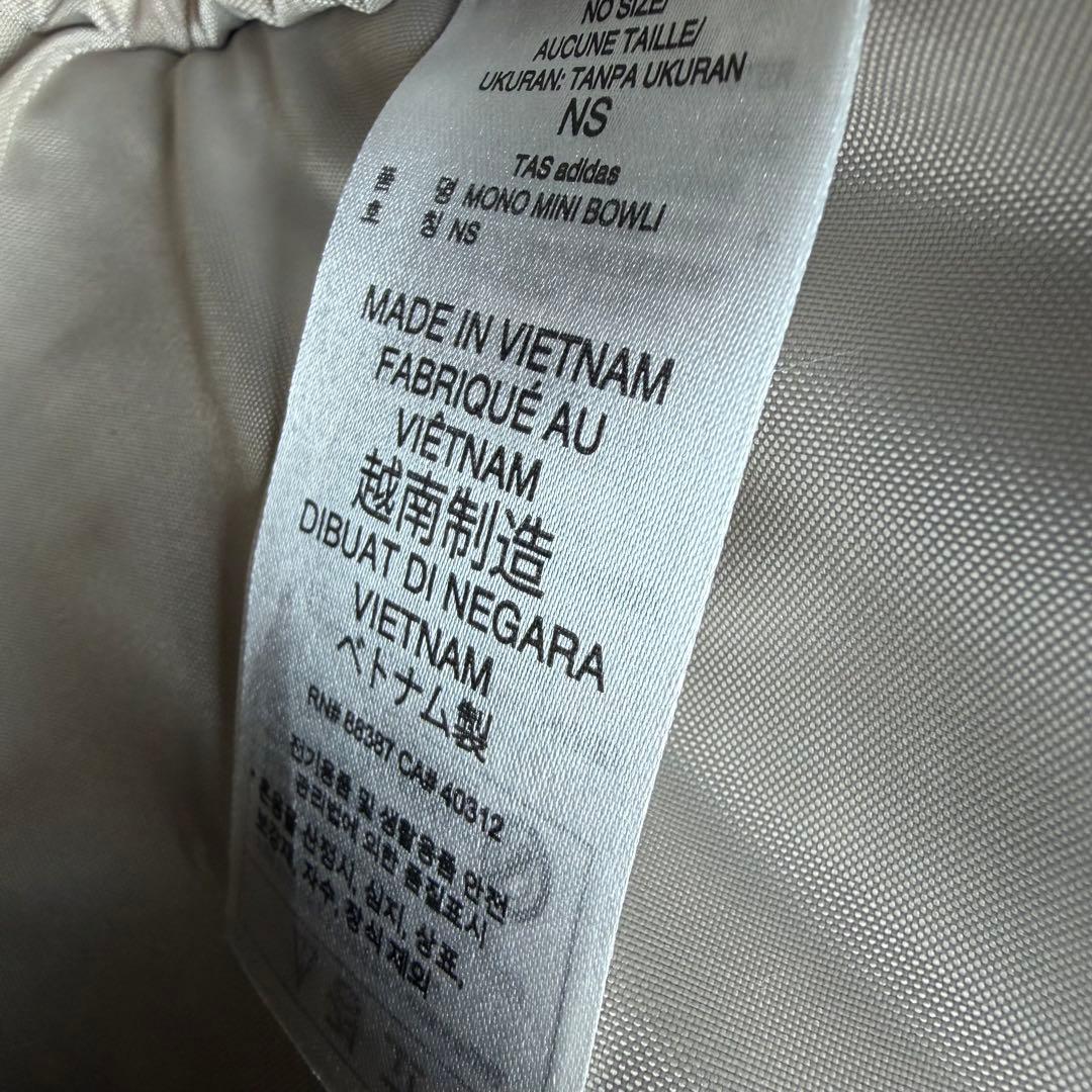 アディダス モノグラム ミニ ボウリングバッグ トレフォイル ミニボストンバッグ