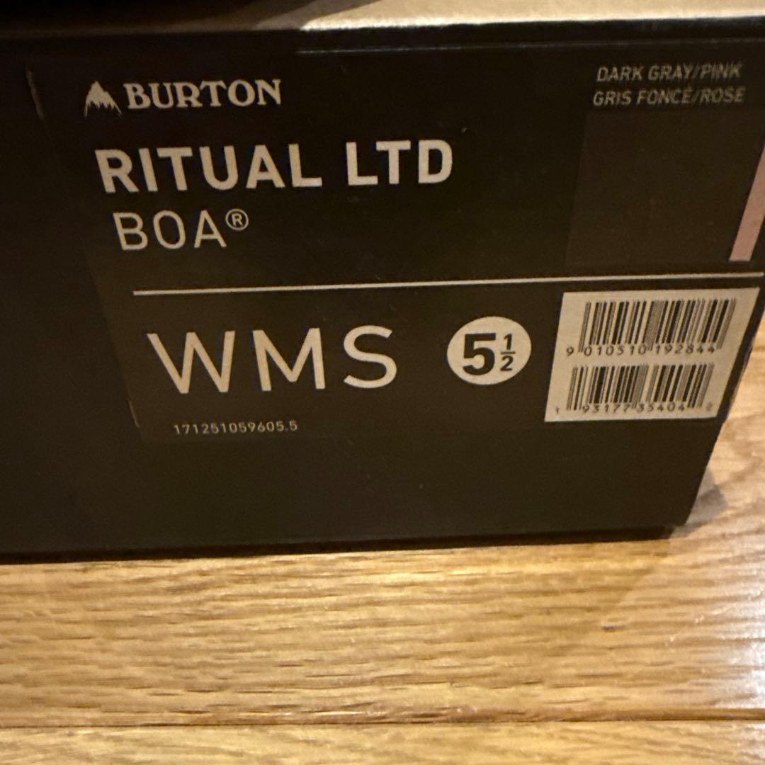 スノーボード BURTON RITUAL LTD BOA WMS 5.5