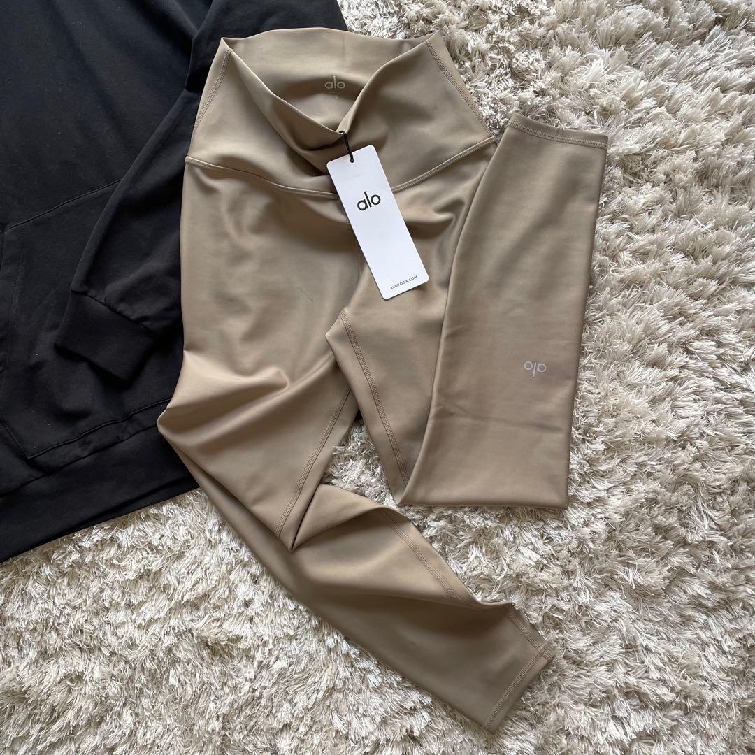 新品 Alo Yoga Airlift 7/8 ハイウエストレギンス S