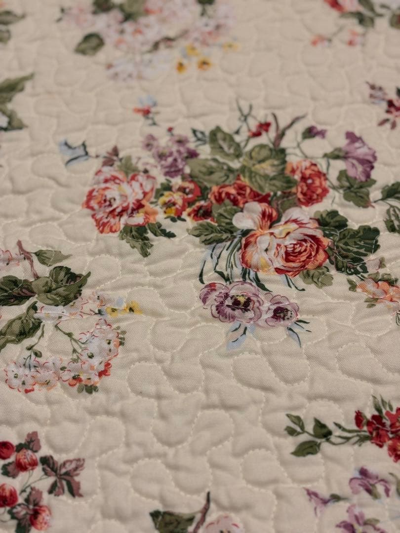 ローラアシュレイ　キルトラグ　ヘッドスカーブス