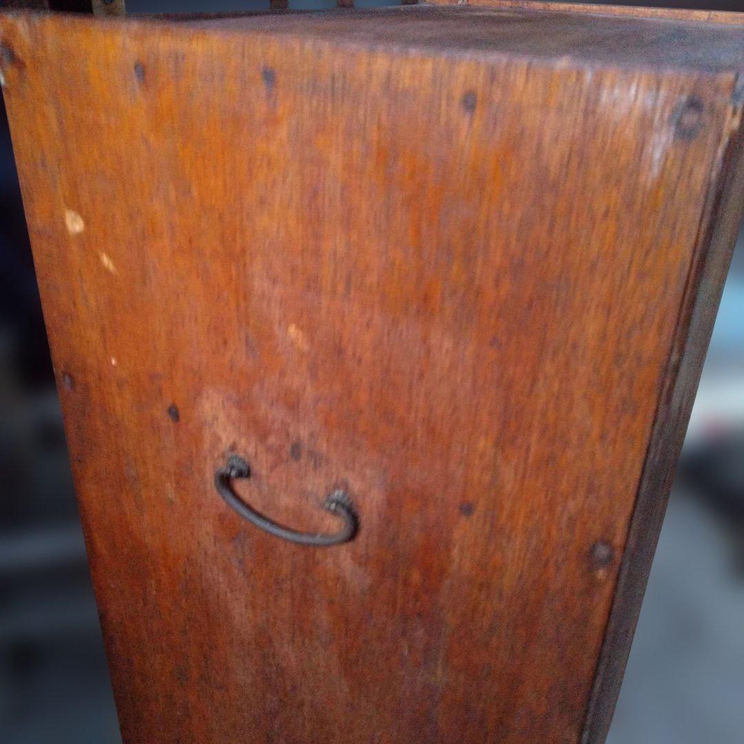 ヴィンテージ木製 からくり簞笥 茶箪笥 昭和レトロ 大正ロマン アジアン家具