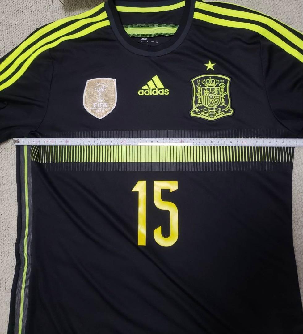希少 正規品 スペイン代表 アウェイ 14/15 セルヒオラモス　Mサイズ