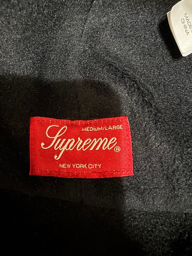 Supreme ブラックキャップ M/L