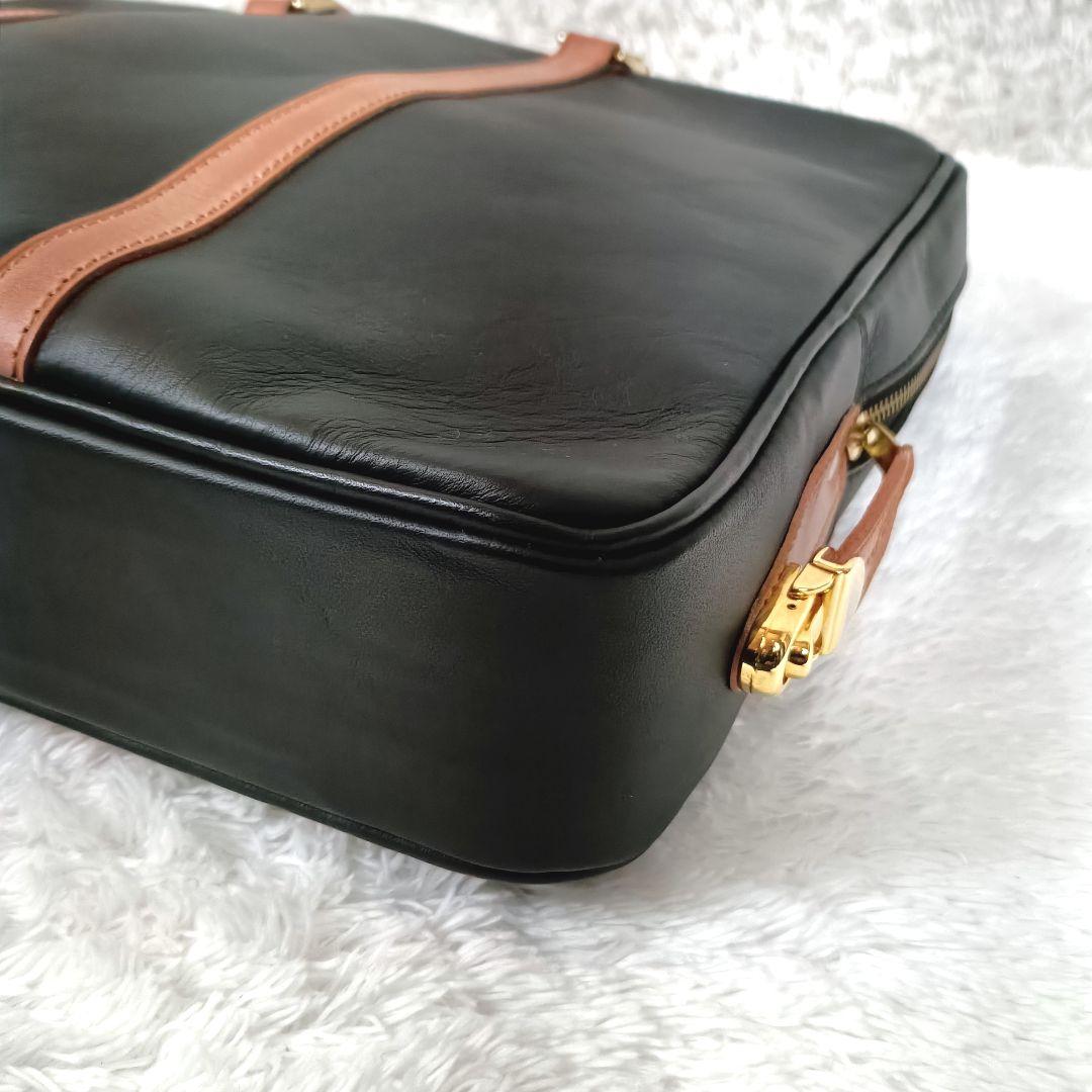 タナークロール レザー ビジネスバッグ ブリーフケース A4収納可 保存袋