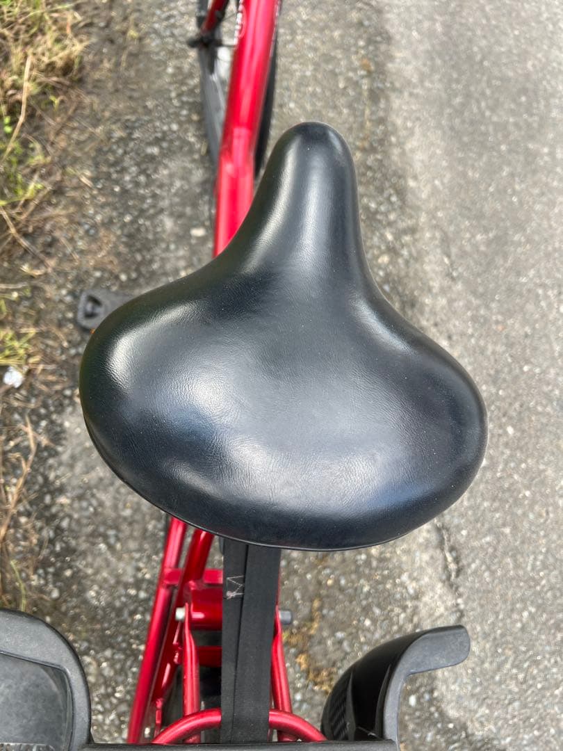 名古屋発三人乗り電動アシスト自転車 チャイルドシート付き