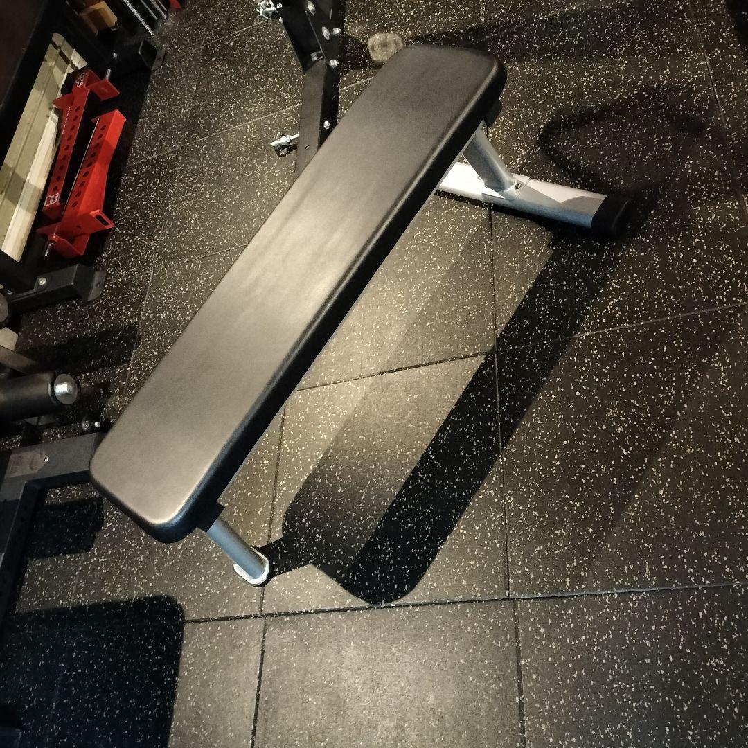 トレーニングベンチ 黒 合成皮革
