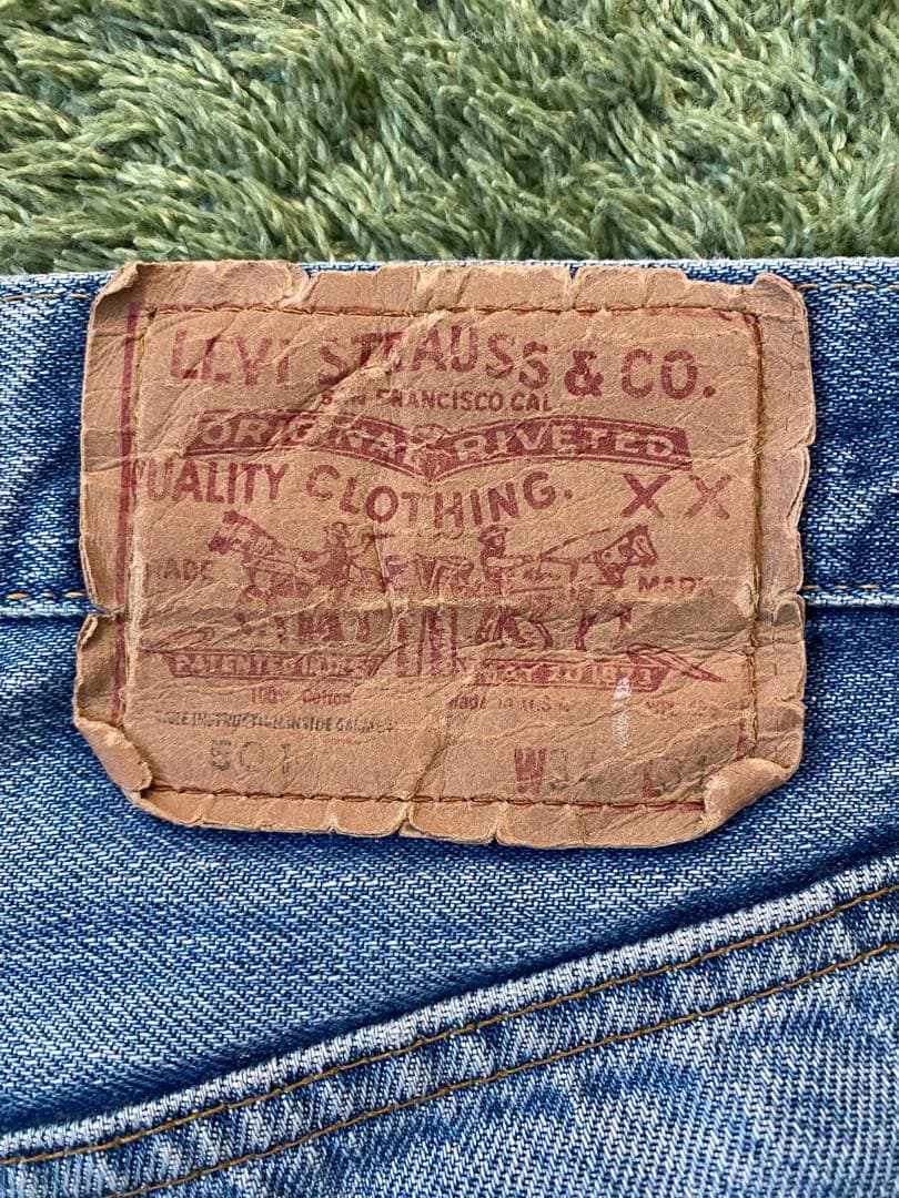 リーバイス501 66後期 ボタン裏6 W34 L31