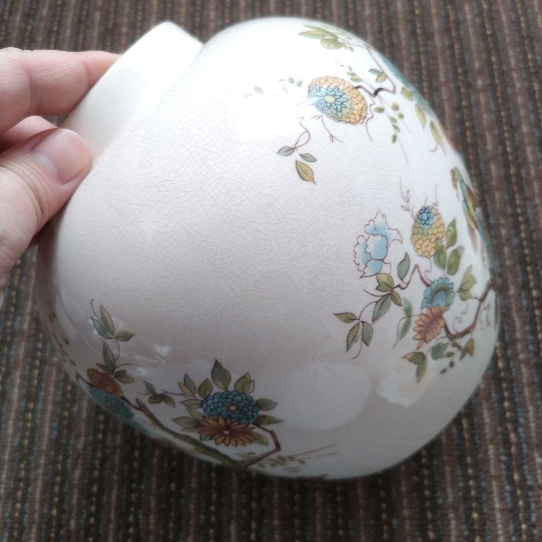 メイソンズ　花鳥文様　大型ティーキャニスター／クッキージャー