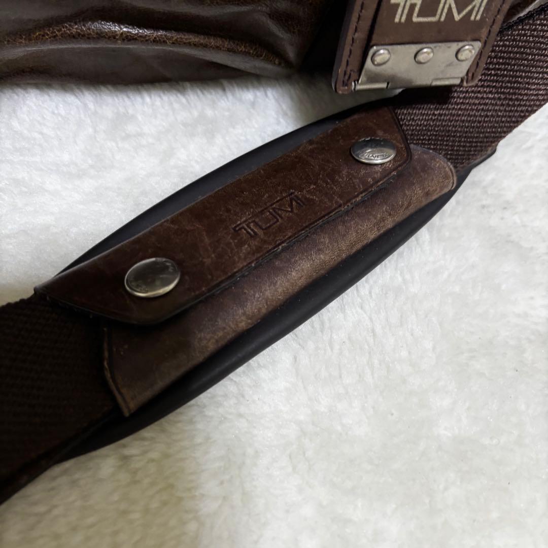 希少 TUMI ビジネスバッグ　ブラウン　本革　メンズ　ツーウェイ　マクネア