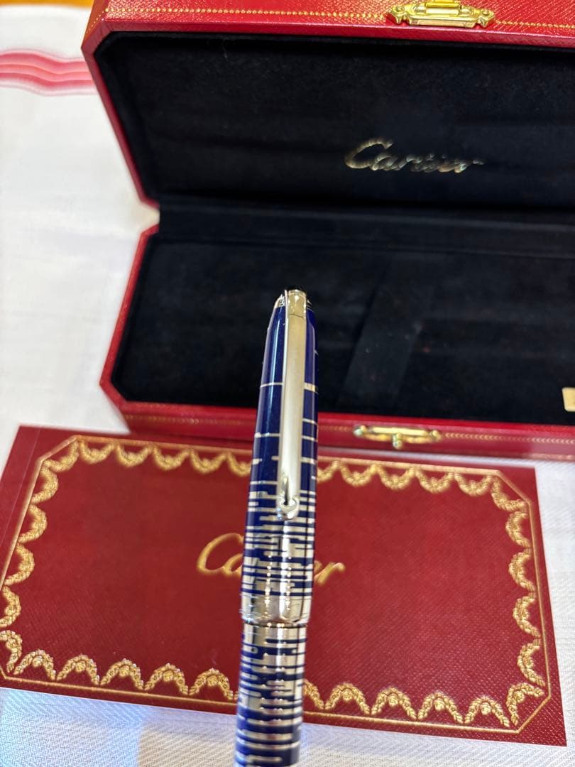 Cartier 限定ボールペン ネイビー 1847本