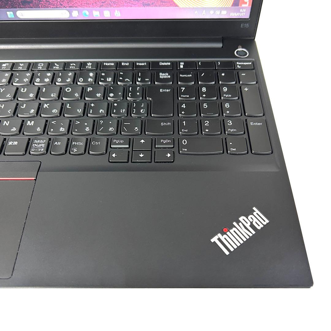 美品 Lenovo ThinkPad E15 Gen2 i5 バッテリー良好