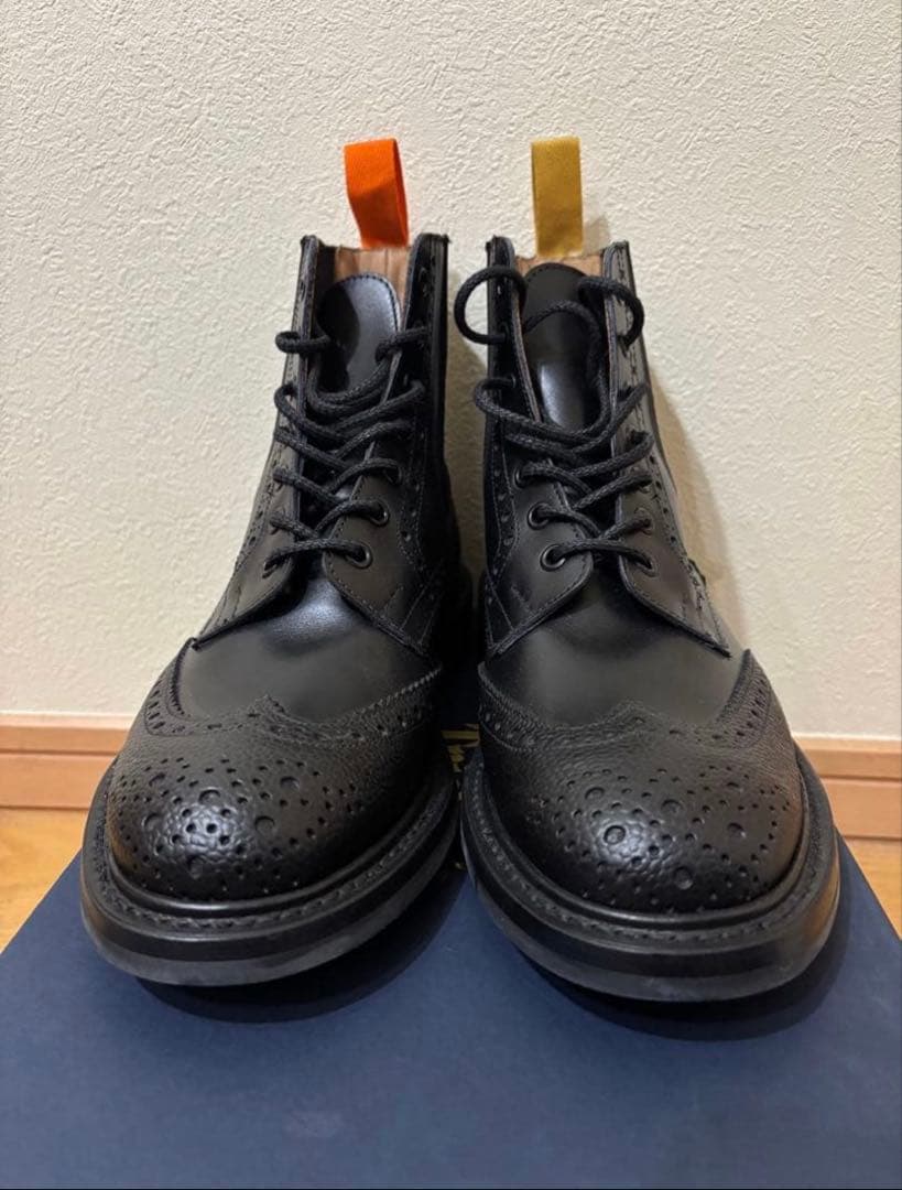 【新品・別注】トリッカーズ M7927 ELLIS カントリーブーツ 黒 箱付