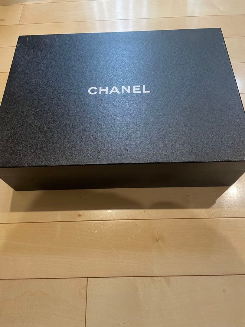 CHANEL ブラック長靴24サイズ