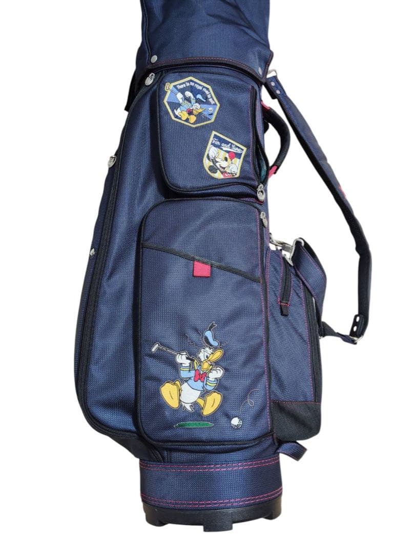 スリクソン ディズニー コラボ GGC-S087L キャディバッグ ネイビー