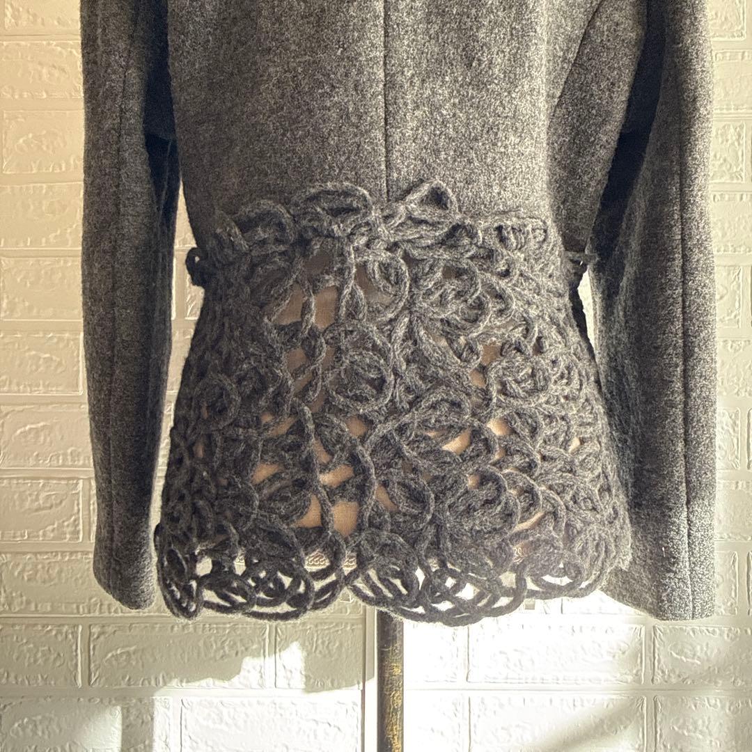 エイココンドウ【L相当】ウール100% 日本製 エレガント／ウールジャケット