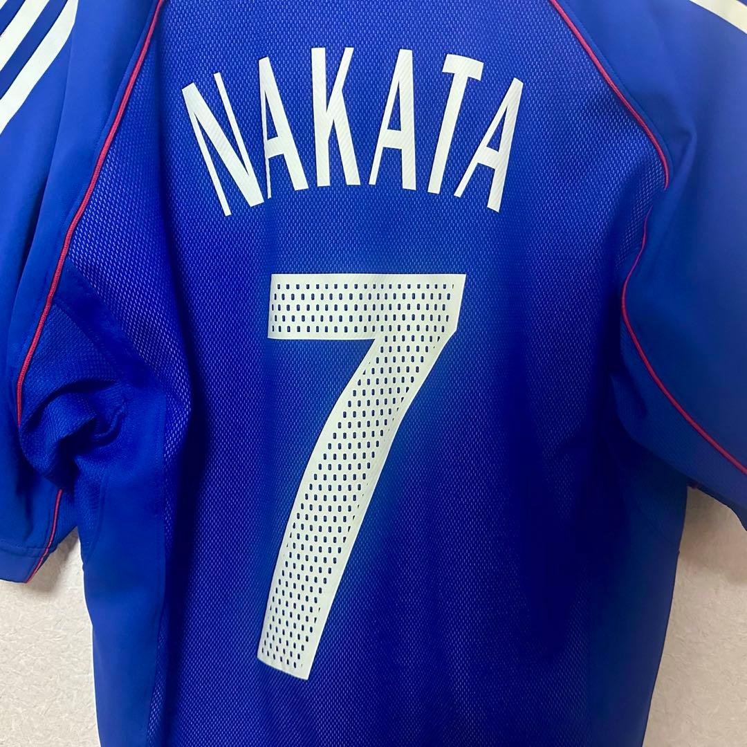【美品】日本代表 2002 日韓W杯 ホーム 中田英寿 ユニフォーム M 正規品