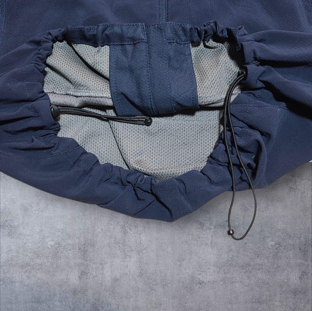 希少Tri-MountainソフトシェルジャケットSeaway企業ネイビードロコ