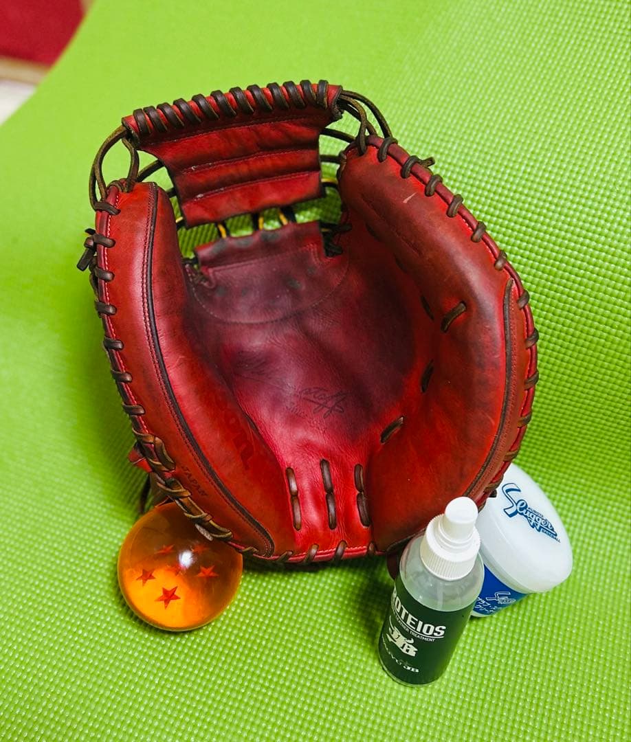 【爆音】日本製　Wilson staff ウィルソン　硬式 キャッチャーミット