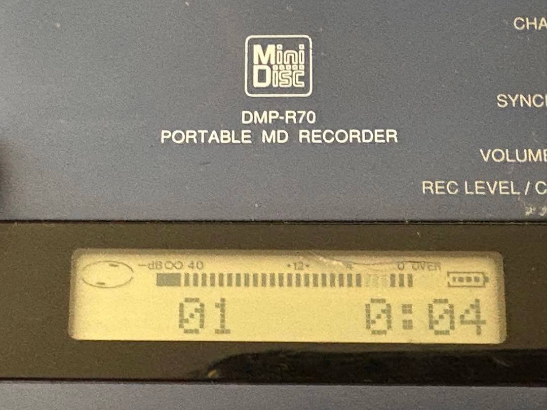 希少 DENON デノン MDプレーヤー レコーダー DMP-R70 録再生OK