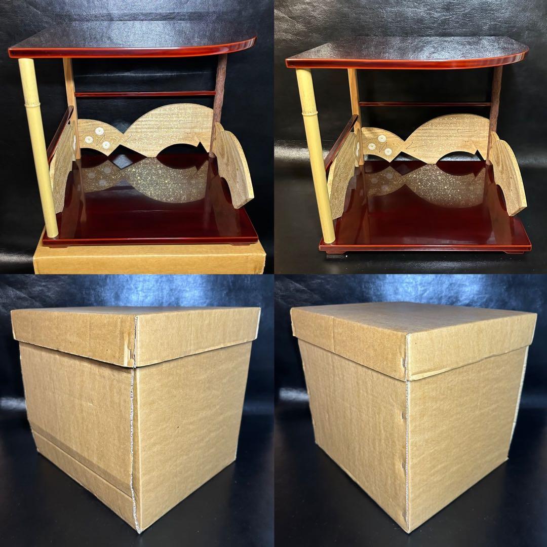 ★茶道具！鵬雲斎好写 寿扇棚！紙箱付！★