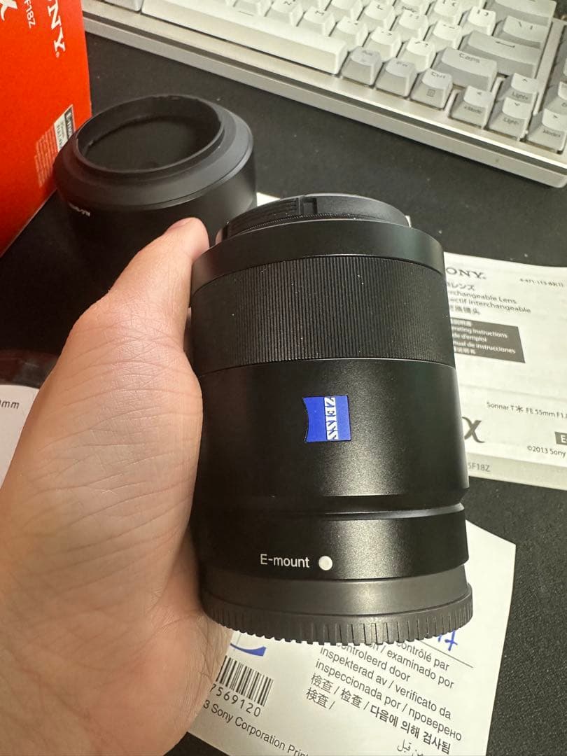 『美品』SONY FE 55mm F1.8 ZA レンズ　UVおまけ